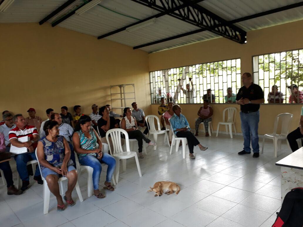 Socializada construccion del sistema de acueducto en El Agrado