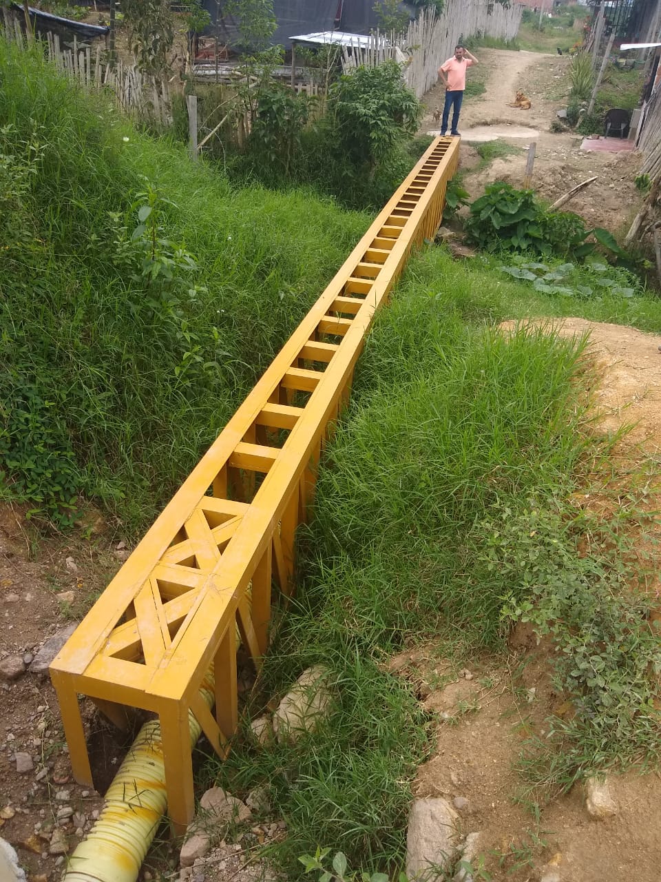 Barrio El Jardin en La Argentina ya tiene alcantarillado