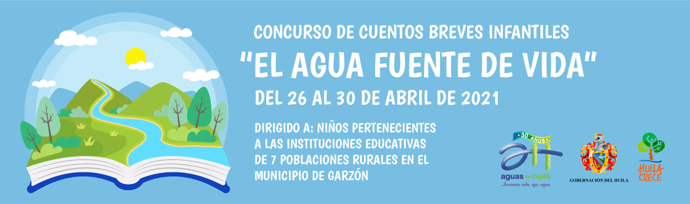 Aguas del Huila invita a la convocatoria de cuento breve infantil